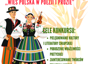 Plakat „Wieś polska w poezji i prozie"