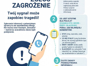 Plakat „Życie to nie gra. Masz je tylko jedno”.