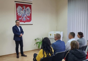 Uroczyste przejęcie przez Burmistrza Opatowca naszych uczniów