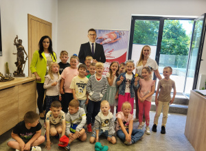 Sześciolatki w Urzędzie  Gminy  w Rzeczycy