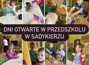 Dzień otwarty w przedszkolu w Sadykierzu