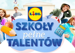 na zdjęciu widnieje logo akcji „Szkoły pełne talentów”.