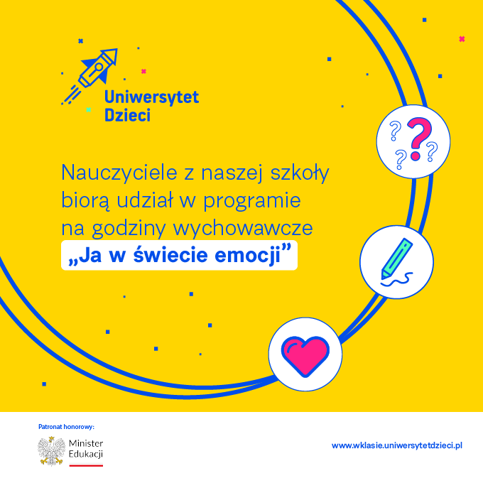 Plakat informujący.