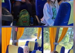 Chłopcy i dziewczynki wracają z wycieczki.