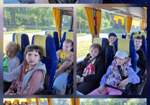 Uczniowie siedzą wygodnie w fotelach.