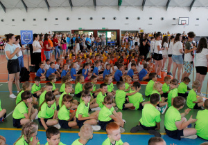 Uczestnicy tegorocznej Olimpiady Przedszkolaka w Rzeczycy.