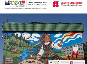 „Łódzkie oczami dziecka”- nowa elewacja na ścianie Szkoły Podstawowej im. N. Żmichowskiej.