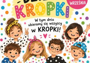 Plakat: Dzień Kropki – 15 września!