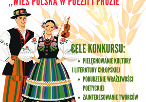 Plakat „Wieś polska w poezji i prozie"