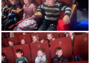 Najmłodsze przedszkolaki w kinie w Rawie Mazowieckiej.