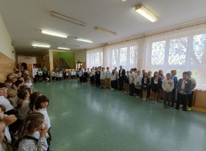 Obchody 105 Rocznicy Odzyskania Niepodległości przez Polskę w Szkole Filialnej w Sadykierzu 