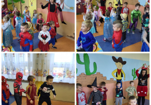 Dzieci tańczą przy piosence Krasnoludki