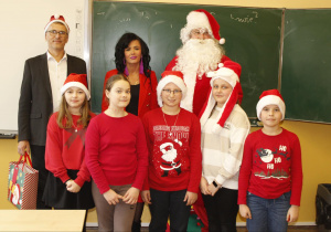 Spotkanie ze świętym Mikołajem w Szkole Filialnej w Sadykierzu – klasa IV.