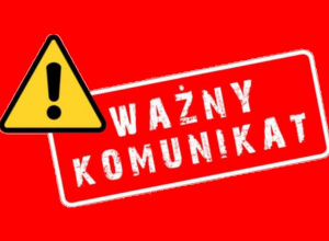 Ważny komunikat.