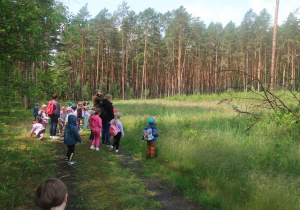 Wyjście na ścieżkę edukacyjną.