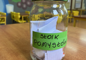 Słoik pomysłów.