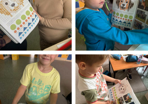 Praca z książką zakodowany piesek.