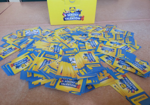 Zebrane Talenciaki na stole.