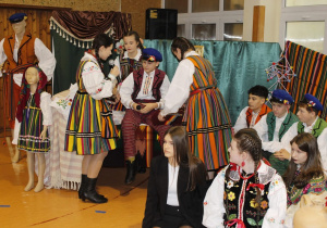 Przedstawienie teatralne uczniów klas VIII.