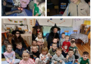 Zdjęcie grupowe Zuchów z Wróżbitkami.