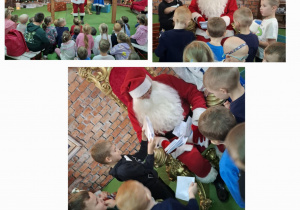 Spotkanie z Mikołajem.