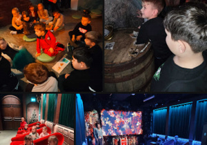 Dzieci podczas zadań w Akademii.