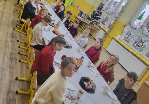 Wigilia w klasie pierwszej.