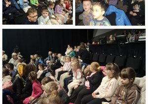 Przedszkolaki w oczekiwaniu na spektakl.