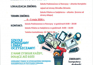 Zbiórka elektrośmieci w naszej szkole!