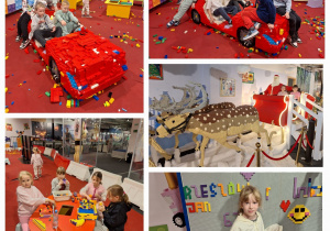 Wspólna zabawa podczas Wystawy z klocków Lego.