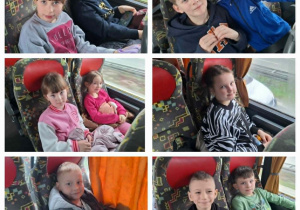 Powrót pierwszoklasistów z wycieczki z Warszawy do domu.