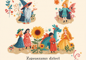 Plakat - Dzień postaci z bajki.